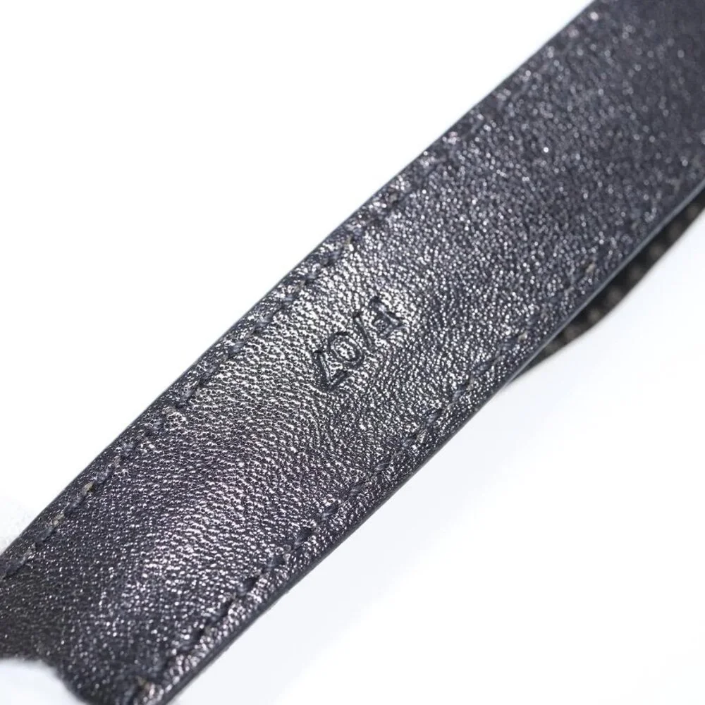 Authentic CELINE Shoulder Bag Leather Dark Brown Gold - Picture 4 of 16